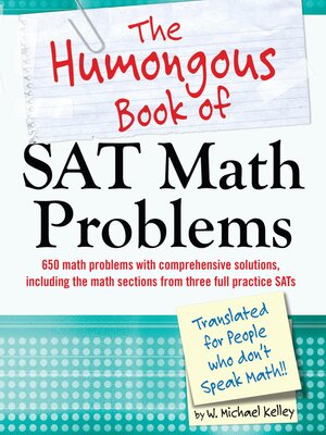 cover image of The Humongous Book of SAT Math Problems